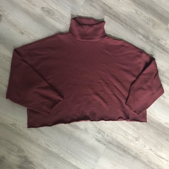 American Eagle Outfitters Tops - AEO Turtleneck Crop Top Size Small